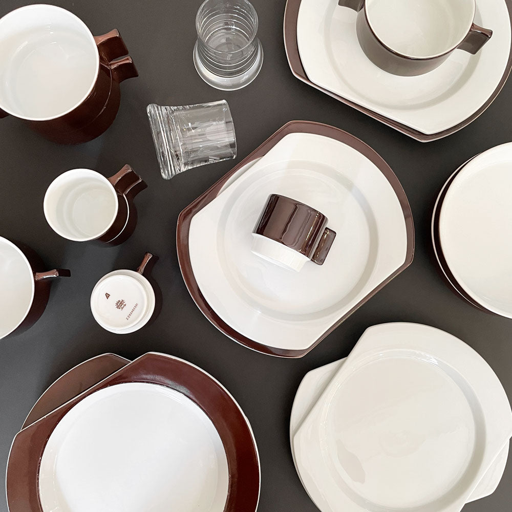 アリタリア航空 Alitalia Linea 72 ファーストクラス 機内食器セット ジョエ・コロンボ リチャードジノリ製造 イタリアビンテージ ～食と美術と青い空～