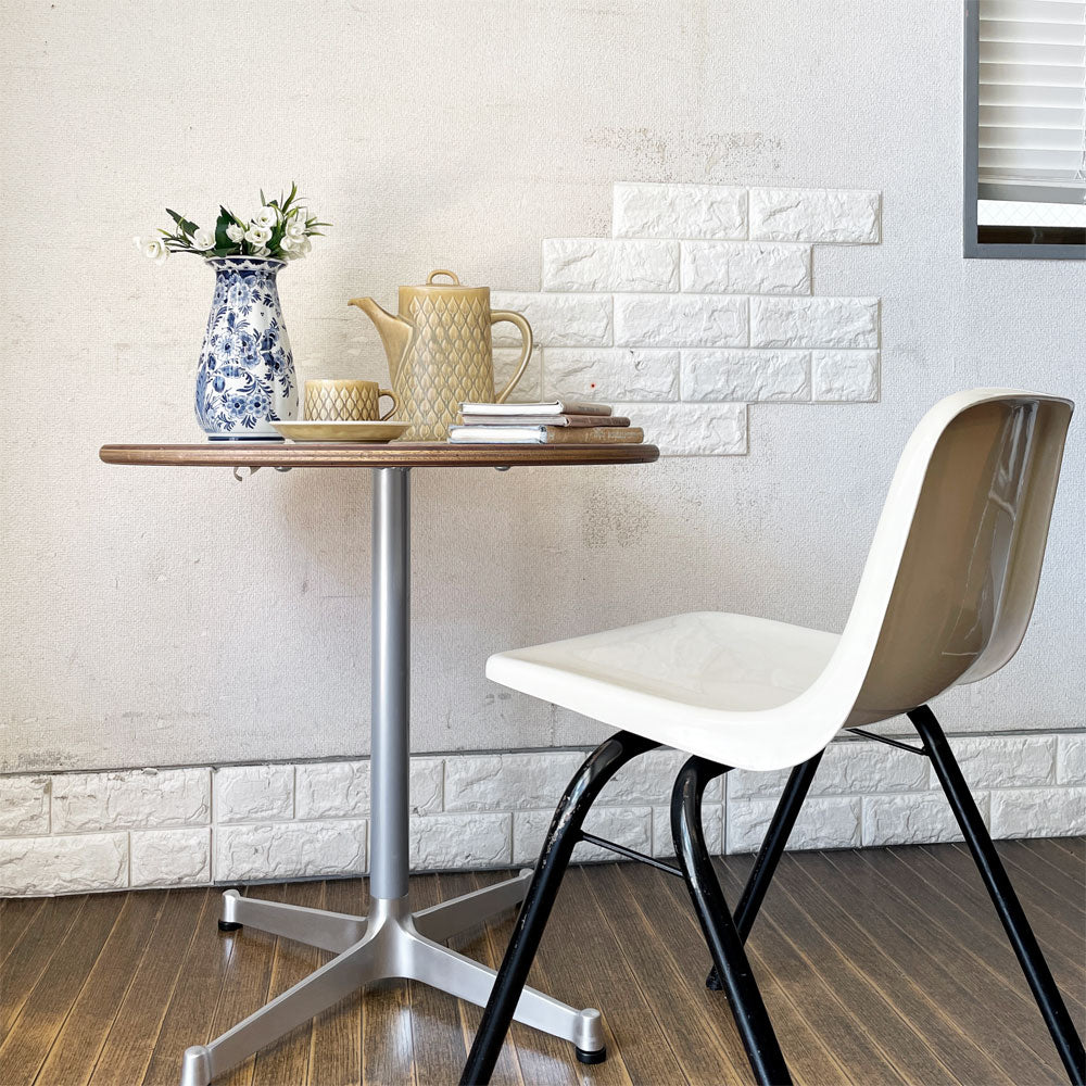 ディーアンドデパートメント D&DEPARTMENT ラワン テーブル ラウンド 02 LAUAN TABLE ROUND Φ60cm メラミン天板 ～気軽に楽しめるカフェスタイルの空間演出～