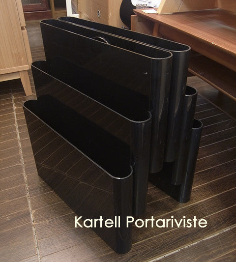 スタイリッシュでクールなブラック～カルテル ジオットストッピーノ ポルタリビステ 6列3段 Kartell ♯4675　【買取＆販売＆レンタル】