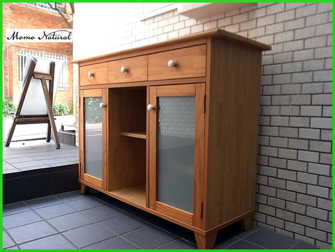 気楽にどんどん使いこめる～MOMO natural モモナチュラル 〝LAND” ランドシリーズ キッチンカウンター パイン材 ナチュラル【買取と販売とレンタルのお店】