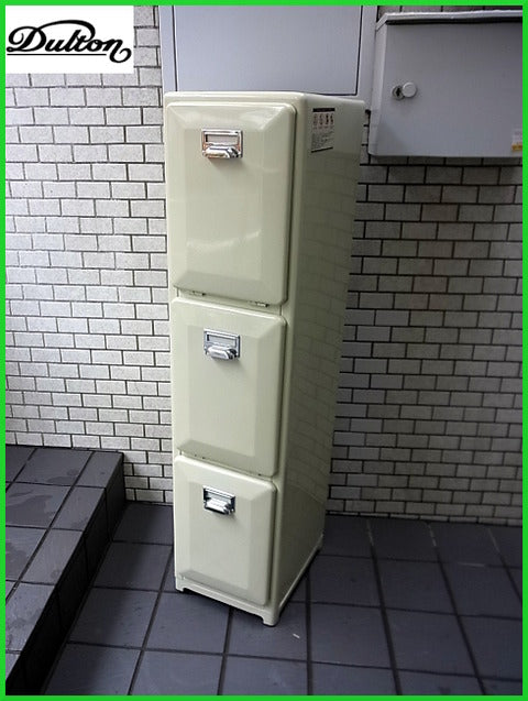 Dulton ダルトン 『Tridecker』trash can トライデッカー 3段 分別 スチール 縦型【買取と販売とレンタルのお店】