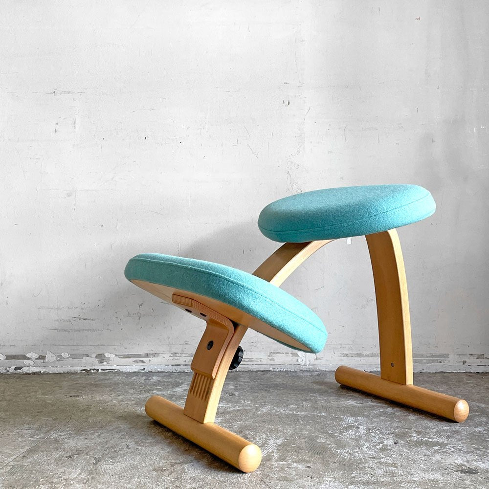 【自由が丘店】リボ RYBO バランスイージー Balance Easy バランスチェア 学習椅子 ライトグリーン 北欧 ノルウェー 買取させていただきました。