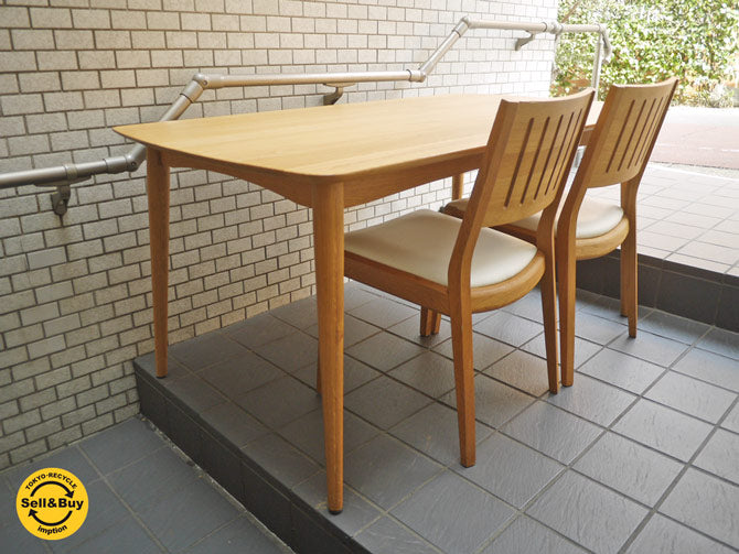 IDC 大塚家具 シネマ オーク材 ダイニングテーブル＆チェア 買い取りしました！ 自由が丘店 出張買取もお任せください。