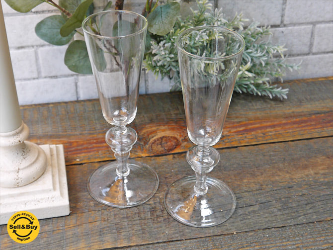 アスティエ・ド・ヴィラット ASTIER de VILLATTE フルートグラス Clarabelle flute glass 中古品 買い取りしました！ 自由が丘店 出張買取もお任せください。