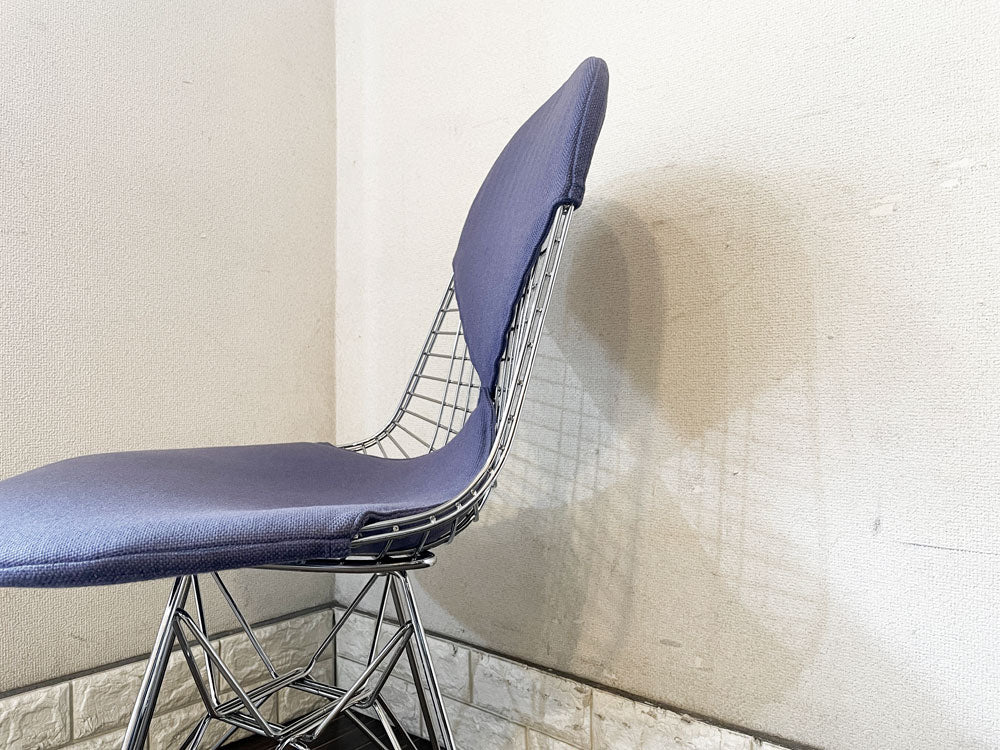 ハーマンミラー Herman Miller ワイヤーチェア Eames Wire Chair DKR2 エッフェルベース ビキニパッド付 C&R イームズ ～コントラストを味わいたくて～