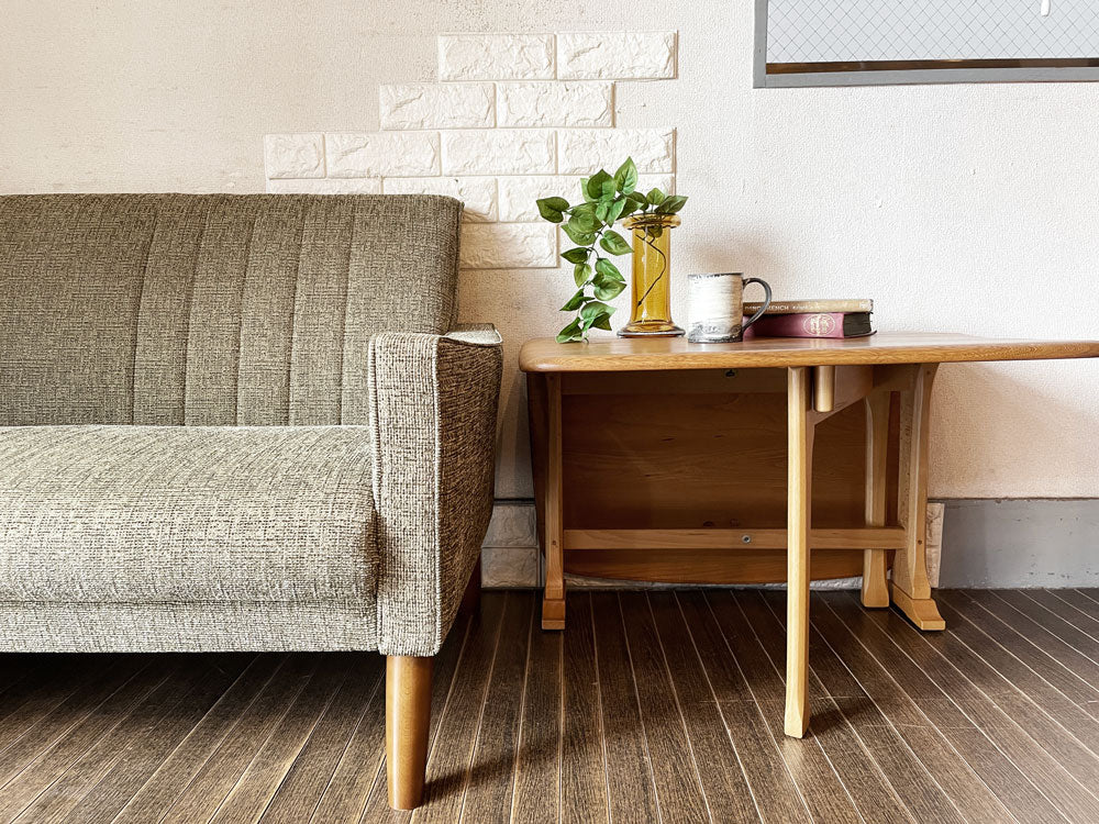アーコール Ercol ドロップリーフ コーヒーテーブル バタフライローテーブル サイドテーブル エルム材 17/59/101cm ゲートレッグ式 UKビンテージ 英国家具～魅力満点～
