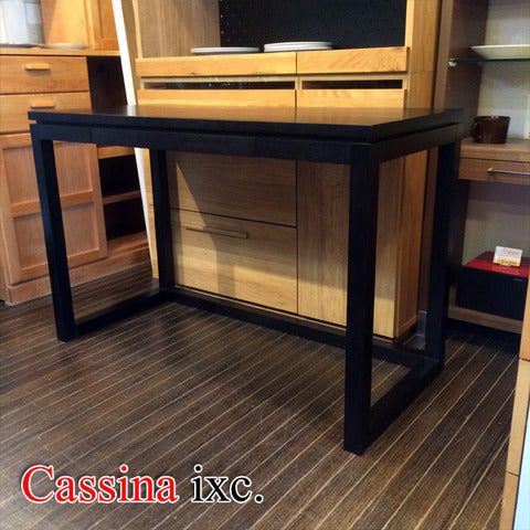 カッシーナイクスシー Cassina ixc. ガーランド GARLAND デスク ブラック 廃番 希少 ～ 片山 正通氏が手掛けた、どなたにも満足頂けるシンプルモダンデスク 【買取と販売とレンタルのお店】