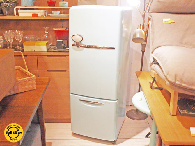 ナショナル National パーソナルノンフロン冷蔵庫 WiLL FRIDGE mini ウィル フリッジ ミニ 162L 希少ターコイズカラーの最終型2005年モデル　中古品 買い取りしました。下北沢店 出張買取もお任せ下さい。