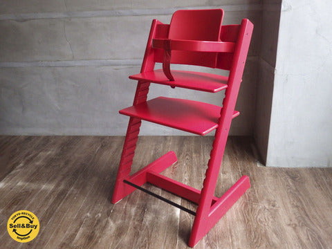 STOKKE ストッケ / ベビー&キッズチェア 廃盤 新型 TRIPP TRAPP / トリップトラップ  ガード・背もたれ付 ～ベビーから大人まで使えるステップアップチェア♪  【買取と販売とレンタルのお店】