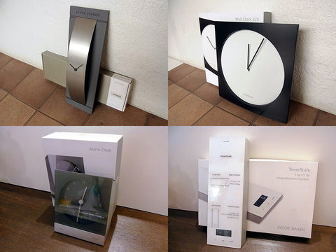 デンマークが生んだ稀代のプロダクトデザイナー、Jacob Jensen/ヤコブ・イェンセン の商品大量入荷！！　Jacob Jensen WALL CLOCK TIMER SCALE ALARM CLOCK　【買取と販売とレンタルのお店】