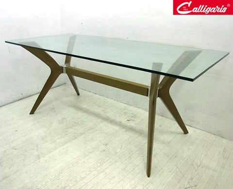 ～落ち着きのあるモダン空間～ Calligaris カリガリス トーキョー ガラス製 ダイニングテーブル【買取と販売とレンタルのお店】