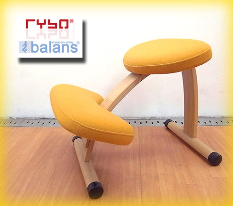 バランスチェアの元祖！ 伝統あるノルディッククラフトマンシップを受け継ぐ "Rybo（リボ）"社 『 balans EASY（バランスイージー） パーシモン 』 【買取＆販売＆レンタル】