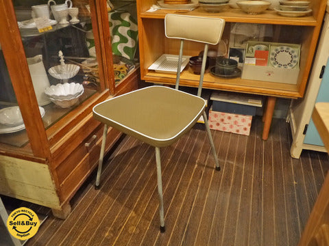 シート張替え済み トラックファニチャー / TRUCK FURNITURE 初期型 フェイクレザー パイプチェア 鋲～希少な初期アイテム【買取と販売とレンタルのお店】