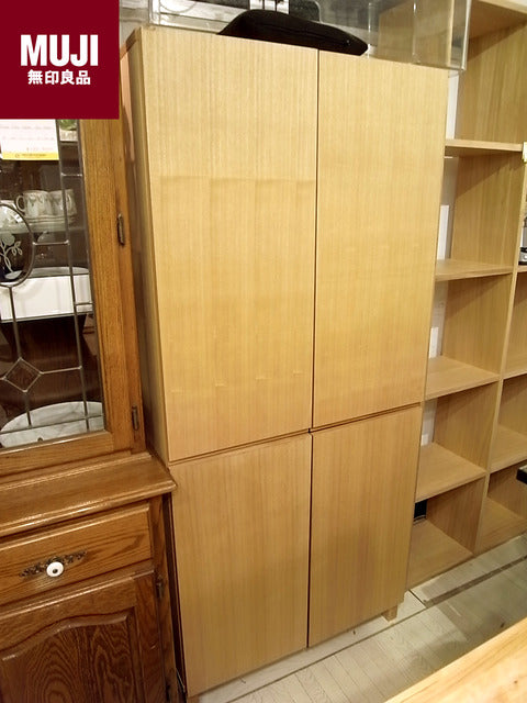 暮らしのアイディアが膨らむ家具～MUJI無印良品 組み合わせて使える木製収納 ミドルタイプ 奥行42ｃｍ【買取＆販売＆レンタル】