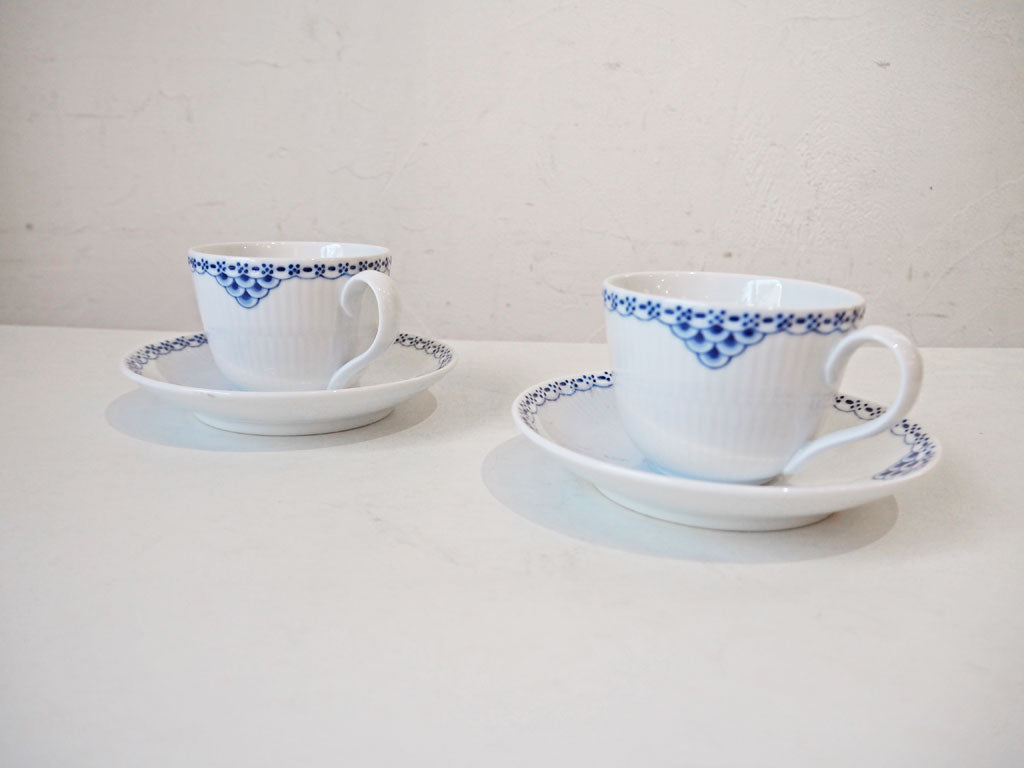 ロイヤル コペンハーゲン ROYAL COPENHAGEN プリンセス ブルー カップ&ソーサー C&S デンマーク 北欧食器 A B 中古品 買い取りしました。