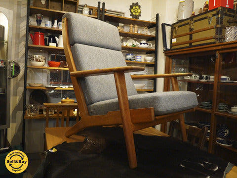 GETAMA / ゲタマ GE290 1pソファ オーク材 ウェグナー 張替済～名作の名に相応しい、所有したい逸品～【買取と販売とレンタルのお店】