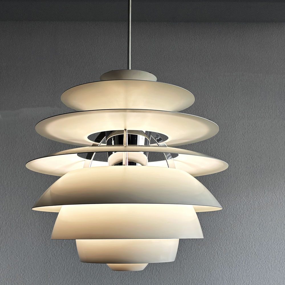 【祖師ヶ谷大蔵店】ルイスポールセン Louis Poulsen スノーボール PH Snowball ペンダントライト ホワイト ポール・ヘニングセン デンマーク 北欧照明 買取させていただきました。