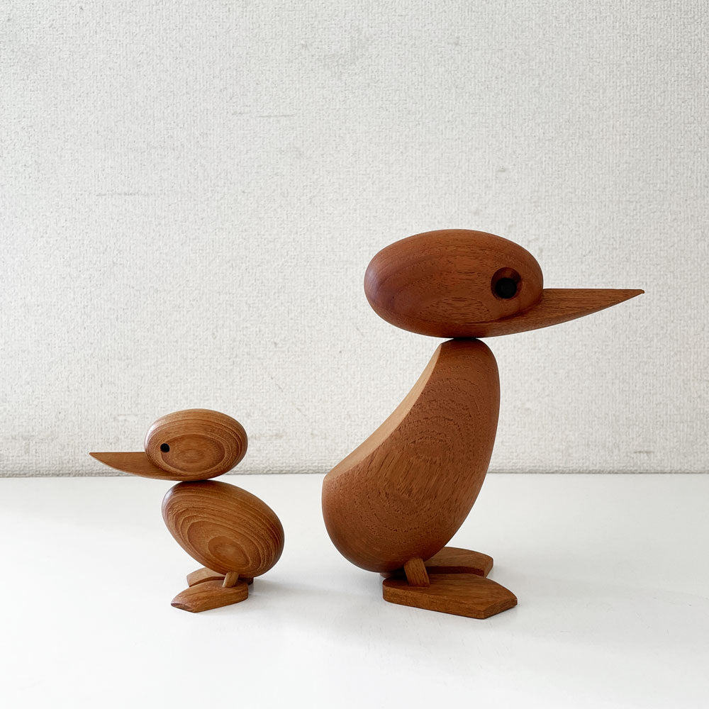 【経堂店】アーキテクトメイド Architectmade ダック Duck & ダックリング Duckling チーク無垢材 オブジェ ハンス・ボーリン Hans Bolling 計2点 買取させていただきました。