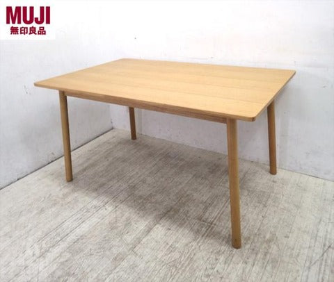 無印良品 / MUJI リアルファニチャー ダイニングテーブル オーク材　～天然木のオークを味わう。　【買取と販売とレンタルのお店】