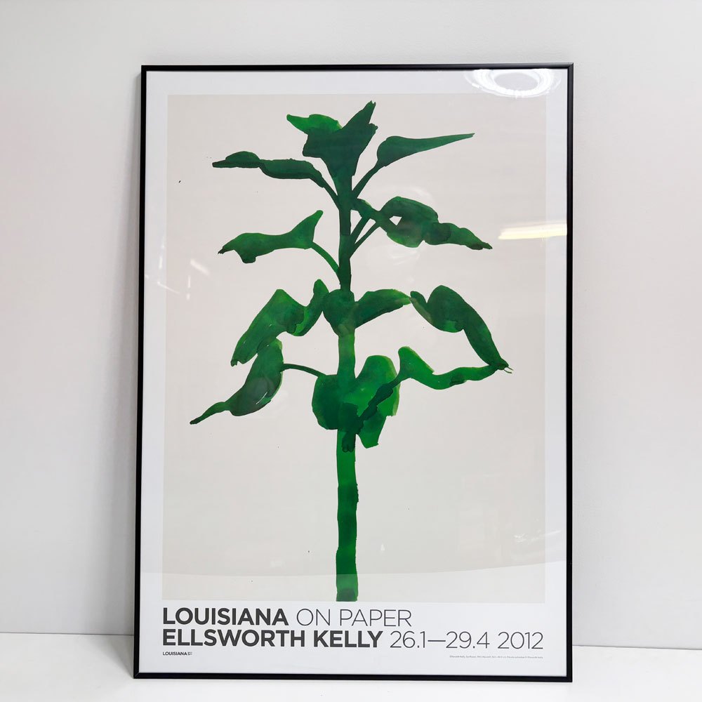 【祖師ヶ谷大蔵店】エルズワース・ケリー Ellsworth Kelly LOUISIANA ON PAPER 展覧会ポスター ひまわり サンフラワー Sunflower 2012年 ルイジアナ近代美術館 デンマーク 額装品 買取させていただきました。
