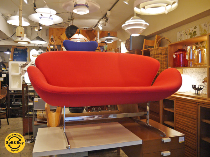 スワンソファ Swan Sofa ピンク アルネヤコブセン Arne Jacobsen リプロダクト 買い取りしました！ 自由が丘店 出張買取もお任せください。