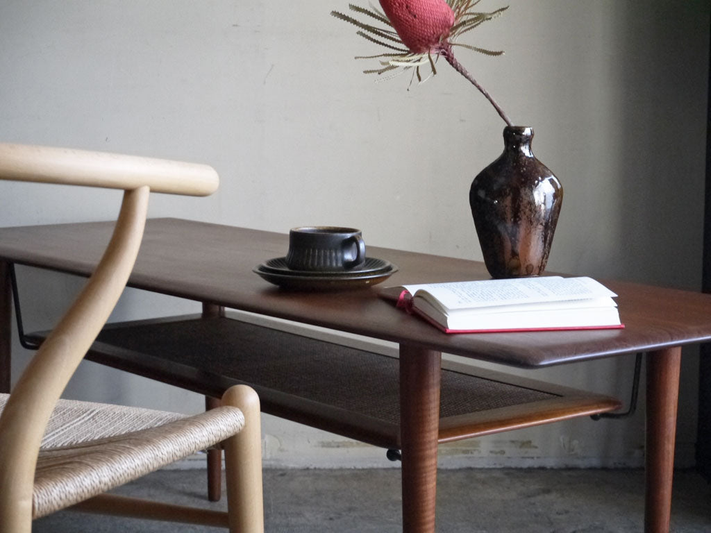 カド CADO FD516 コーヒーテーブル Coffee Table チーク材 ピーター・ヴィッツ ＆ オーラ・モルガード・ニールセン デンマーク 北欧家具 ～柔らかなエッジ～