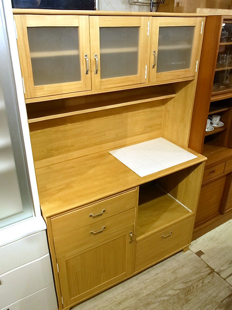 ナチュラル素材で自然を楽しむ～ MomoNatural モモナチュラル LAND ランド キッチンボード パイン材【買取と販売とレンタルのお店】