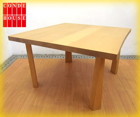 伝統技術と西欧製法が注ぎ込まれた国内外の垣根を越えたナチュラルモダンデザイン！  CANDE HOUSE （ カンディハウス ）  ソリッドオーク 『 コーナーテーブル 』 【買取＆販売＆レンタル】