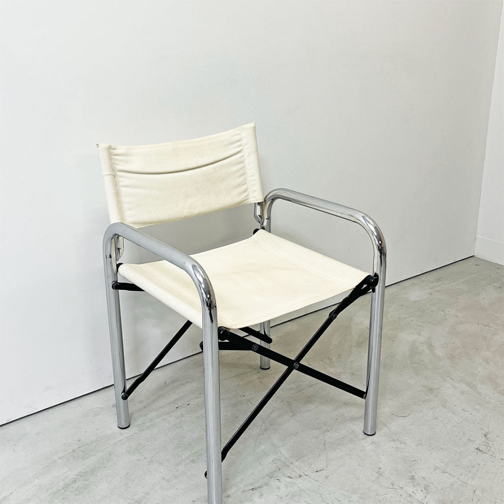 【祖師ヶ谷大蔵店】イノベーター innovator フォールディングチェア スチール×キャンバス キャプテンチェア ベージュ 折り畳みチェア 北欧 スウェーデン 買取させていただきました。