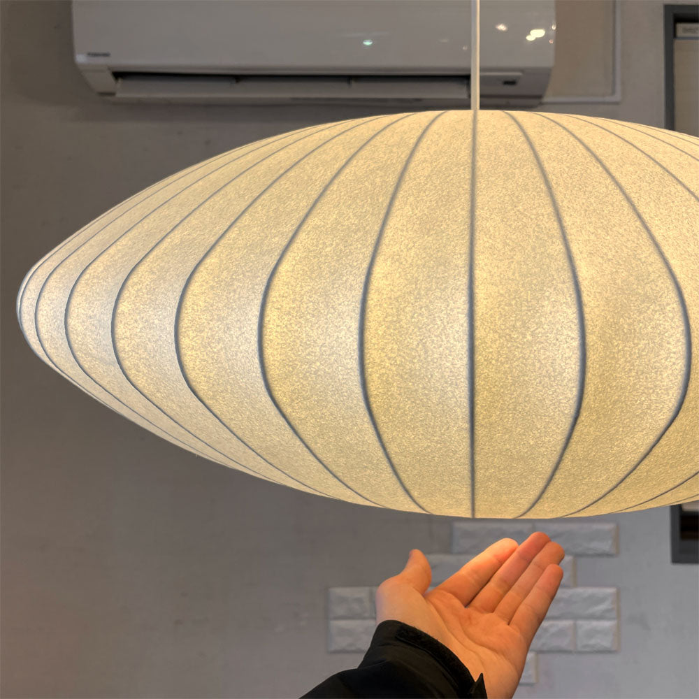 ハーマンミラー Herman Miller バブルランプ NELSON BUBBLE LAMP ソーサーペンダント SAUCER PENDANT M Φ63cm ジョージ・ネルソン 定価￥121,000- ～ ふんわり照らす道しるべ ～