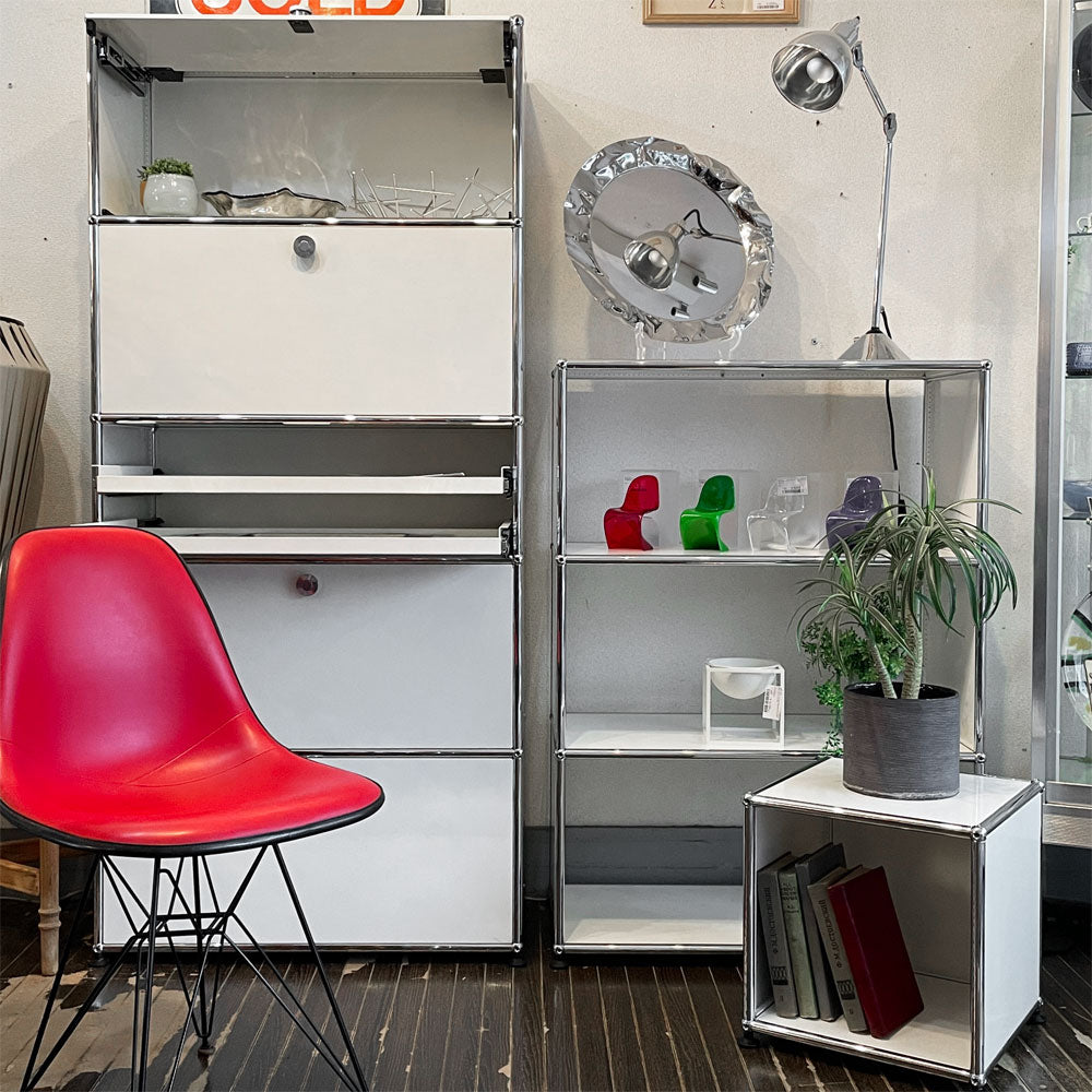 【経堂店】ユーエスエムハラー USMハラー USM Haller モジュラーファニチャー キャビネット ピュアホワイト 各種 買取させていただきました。