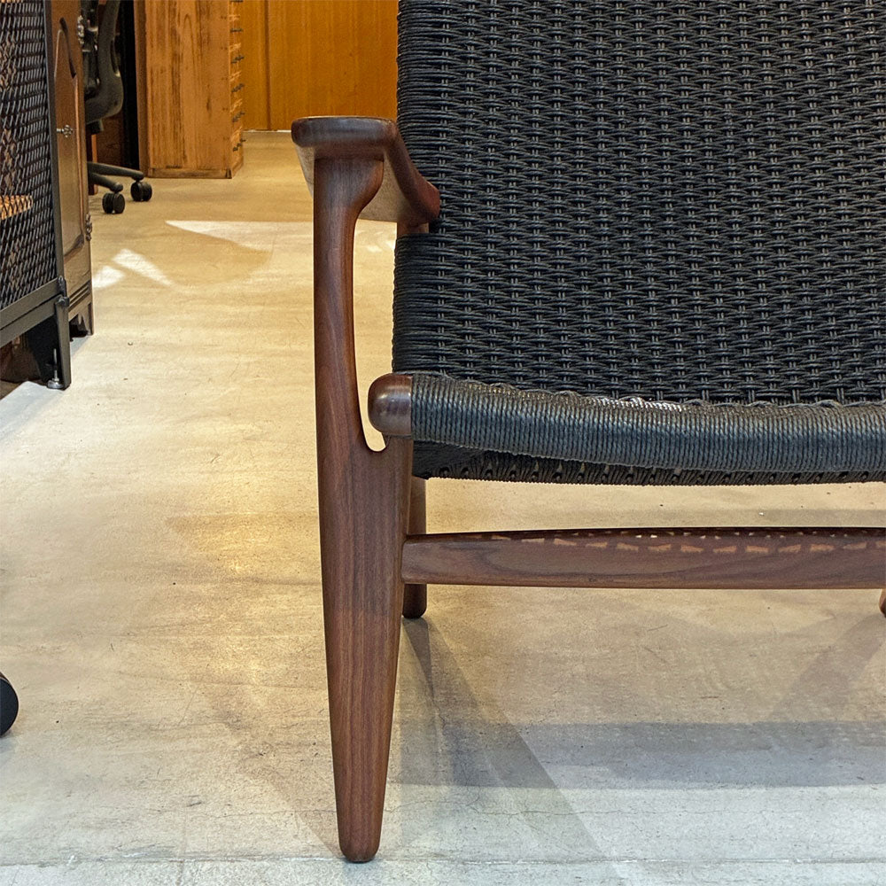 カールハンセン＆サン Carl Hansen & Son CH25 イージーチェア ラウンジチェア ウォールナット材 ブラックペーパーコード ハンス・J・ウェグナー デンマーク 北欧家具 ～ 1日の始まりと終わり ～