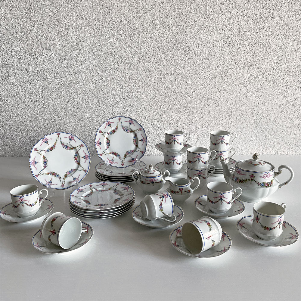 【登戸BASE店】アビランド HAVILAND アルトワ Artois ティーセット 全15点 & トリオセット 全12点 リモージュ フランスビンテージ 買取させていただきました。