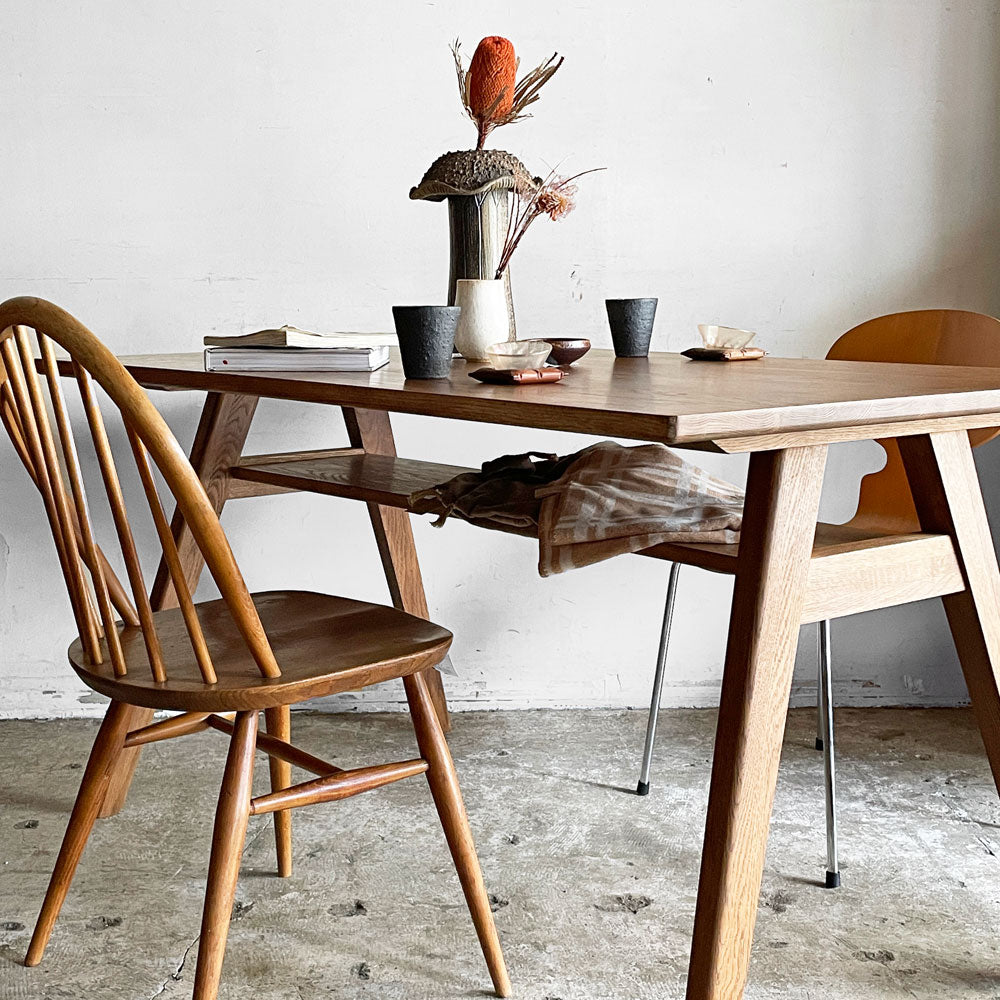 ウニコ unico アディ ADDAY ダイニングテーブル オーク材 オイル仕上げ W135cm ナチュラル ～気づけば、ここがいちばん好きな場所。～