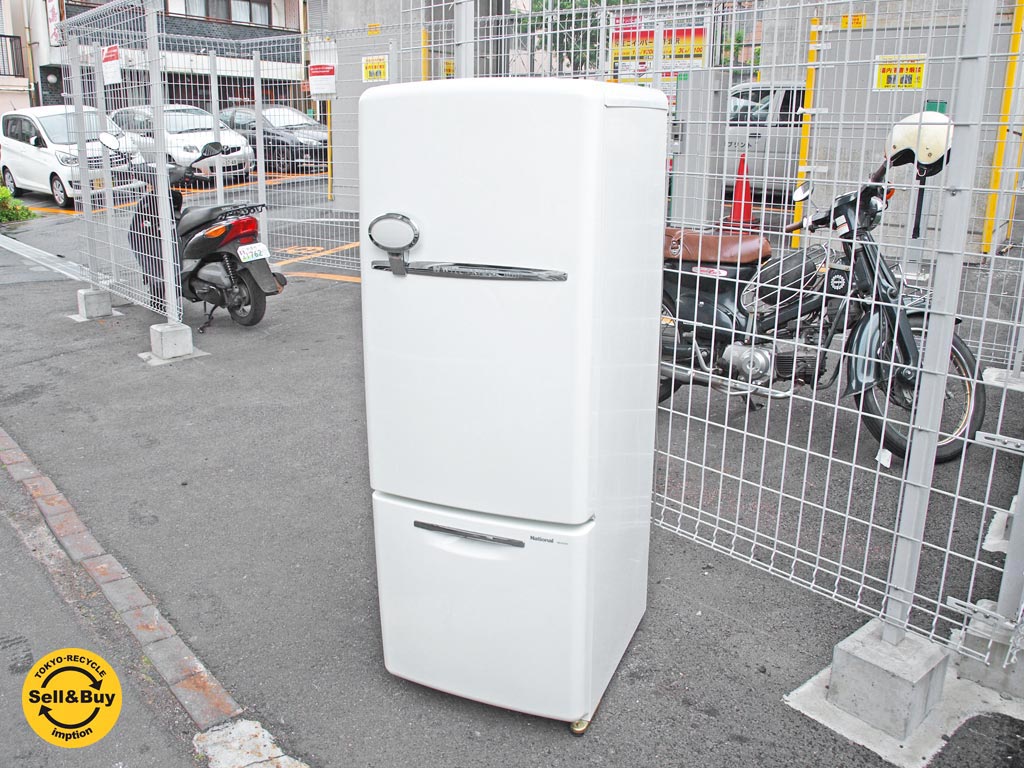 ナショナル National ウィル WiLL FRIDGE mini 162L 冷凍冷蔵庫 2004年製　NR-B162R-W 希少廃番  中古品 買い取りしました。下北沢店 出張買取もお任せ下さい。