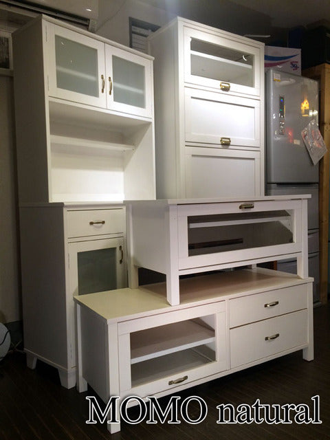 MOMO natural モモナチュラル CIELE キャビネット・テレビボード & LAND カップボード ～ 新生活を清潔に彩る 【買取と販売とレンタルのお店】