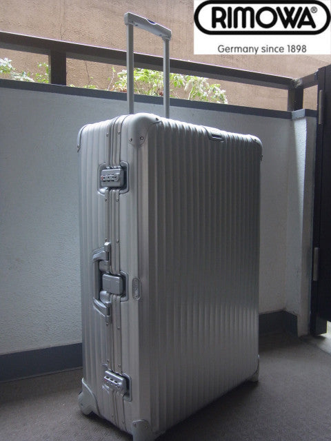 トラディショナルデザインの大容量～RIMOWA Silver TOPAS Jumbo Trolley 930.77 リモワ トパーズ ジャンボ トローリー 104L【買取と販売とレンタルのお店】