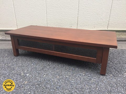 無印良品 MUJI バーチ材 テレビボード AVボード ブラウン ～ お部屋のコーディネートには脇役も必要です。 【買取と販売とレンタルのお店】