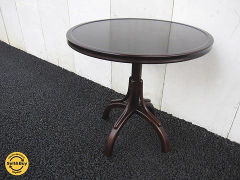 IDC大塚グループ Akimoku / 秋田木工　不朽の名作「曲木家具」　ジャパニーズ・モダン  『 T-120  』 ダイニングテーブル ダーク・ブラウンカラー 入荷！！