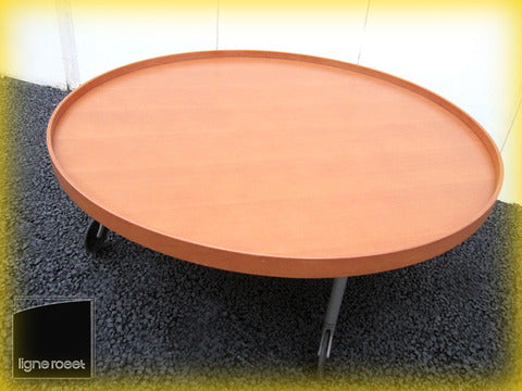 France ligne roset / リーンロゼ 『 コーヒーテーブル （ チェリー ） 』 ～ 軽快なキャスターが備わったユニーク且つ機能的なモダンファニチャー ～