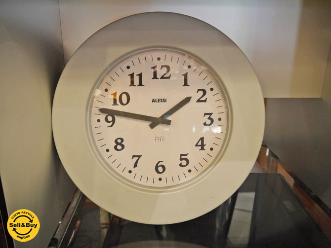アレッシィ Alessi モメント Momento Wall Clock 掛け時計 Aldo Rossi アルミ 買い取りしました！ 自由が丘店 出張買取もお任せください。