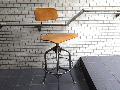米国 TOLEDO トレド スウィヴェル ハイチェア SWIVEL HIGH CHAIR ハイスツール バースツール ～ メカニックな昇降システムの魅力【買取と販売とレンタルのお店】