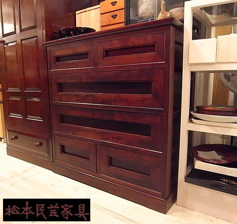 世界に誇れる日本の工芸家具Part3～松本民芸家具　Ｂ型整理箪笥/チェスト　ミズメザクラ【買取＆販売＆レンタル】