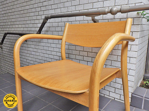 無印良品 MUJI リアルファニチャー REAL FURNITURE オーク材 アーム ラウンジチェア ～ 永年使い続けられる、シンプルでいて軸がブレない家具。【買取と販売とレンタルのお店】
