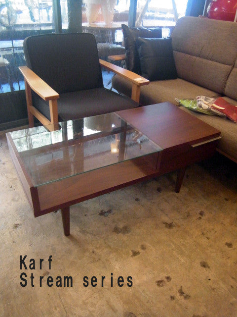 都会的でモダンなインテリア～Karf カーフ Stream シリーズ コーヒーテーブル【買取と販売とレンタルのお店】