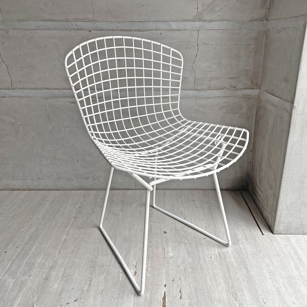 【学芸大学店】ノル Knoll 420 サイドチェア ワイヤーチェア ハリー・ベルトイア Harry Bertoia ホワイト ミッドセンチュリー 名作椅子 買取させていただきました。