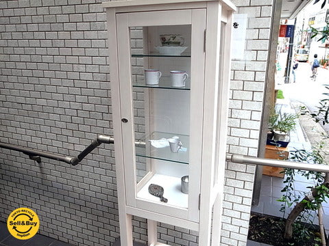 モモナチュラル momonatural CIELE シエル キュリオケース ガラスキャビネット ～ コレクションも輝くガラスケース【買取と販売とレンタルのお店】