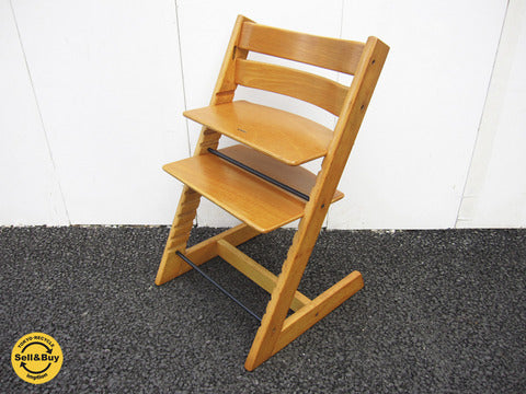 ノルウェー STOKKE / ストッケ社 ベビー&キッズチェアの元祖 旧型 『 TRIPP TRAPP / トリップトラップ 』  ～ 幅広いインテリアに馴染む一番人気色ナチュラルカラー！ ～