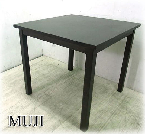 MUJI 無印良品 タモ材 ダイニングテーブル ブラウン 幅80cm ～ シックな雰囲気に温もりを加える ◎【買取と販売とレンタルのお店】