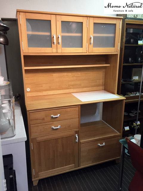 モモナチュラル Momo Natural ランド LAND カップボード 食器棚 ～ 木の温もりと圧巻の収納力！優しさに満ち溢れた食器棚。 【買取と販売とレンタルのお店】